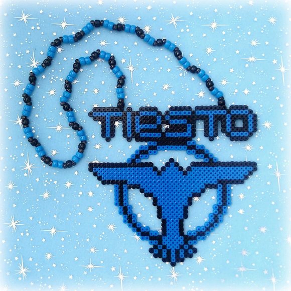 Tiesto Glow in the Dark Kandi Necklace - Picture 2 of 7